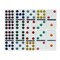 WE Games Double Nine Dominoes - Ivory Color Tiles with Color Dots